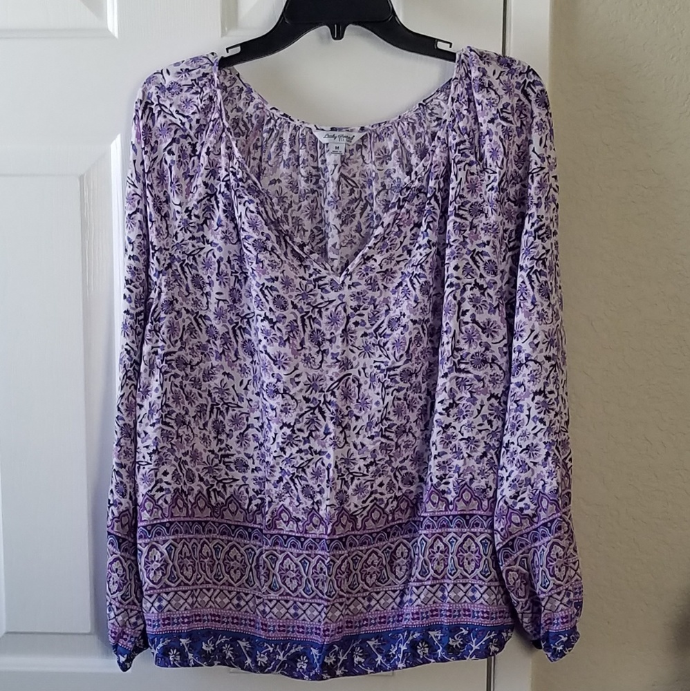 💥💥4/$25 **EUC**Lucky Brand blouse